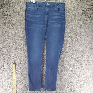 Rebel Society Jeans Mens 36x32 Blue Skinny Fit Stretch Denim